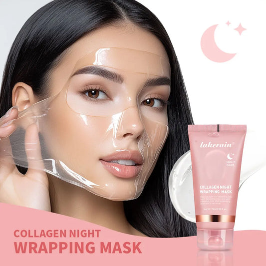 Lakerain® Korean Collagen Night Mask — Deep Hydration, Skin Firming & Overnight Glow Treatment